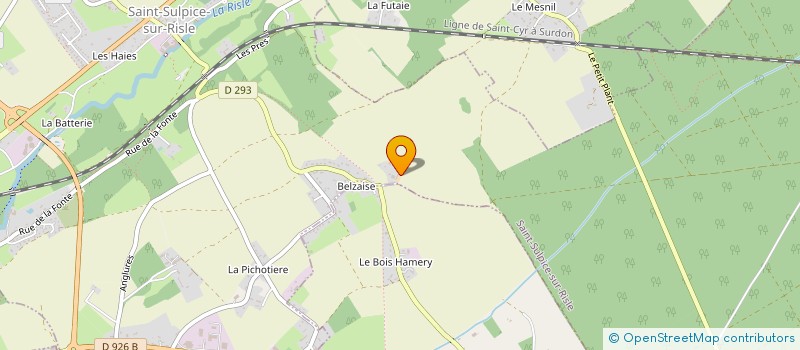 localisation de l'entreprise BELZAISES à SAINT-SULPICE-SUR-RISLE
