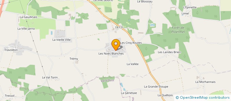 localisation de l'entreprise BELZE -LAUNAY  PLOERMEL