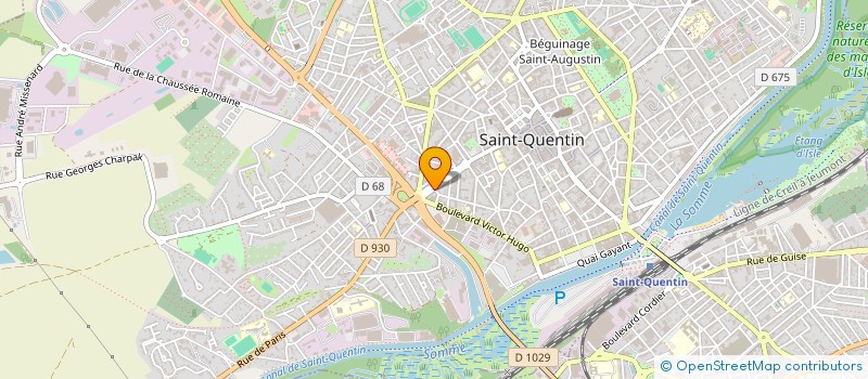 localisation de l'entreprise BELZEBUTH à SAINT-QUENTIN