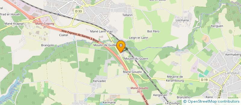 localisation de l'entreprise BELZFLORE  LANDAUL