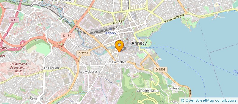 localisation de l'entreprise BEM-DISTRIB à ANNECY