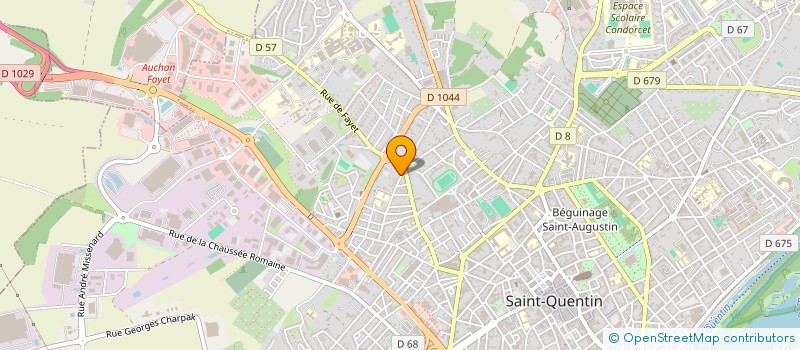 localisation de l'entreprise BEM IMMO à SAINT-QUENTIN
