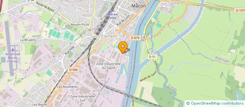 localisation de l'entreprise BEM INGENIERIE à MACON