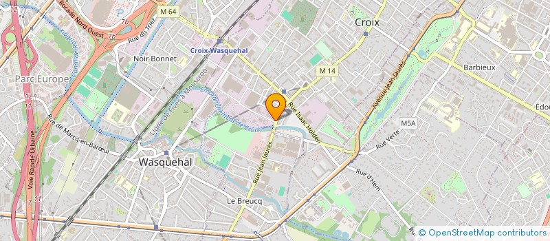 localisation de l'entreprise BEM OPTIQUE à CROIX