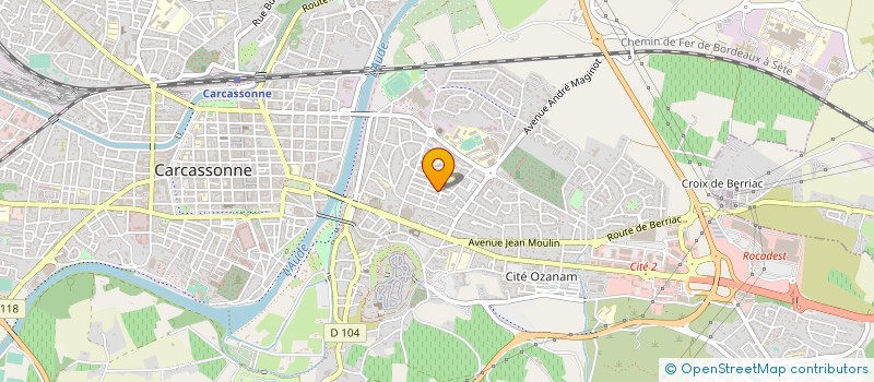 localisation de l'entreprise BEM PROMOTION  CARCASSONNE