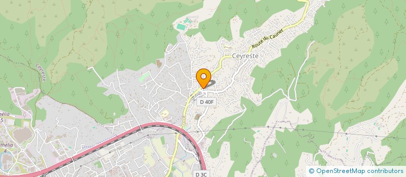localisation de l'entreprise BEMA à CEYRESTE