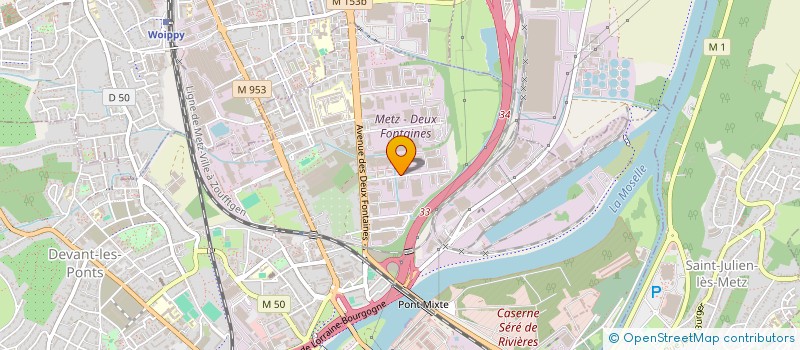 localisation de l'entreprise BEMA  METZ