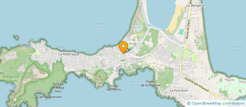 localisation de l'entreprise BEMA DIFFFUSION  HYERES