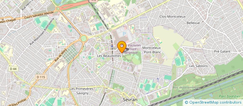 localisation de l'entreprise BEMA INGENIERIE à SEVRAN