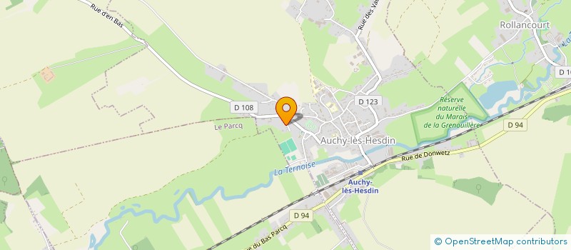 localisation de l'entreprise BEMA SOLUTIONS  AUCHY-LES-HESDIN