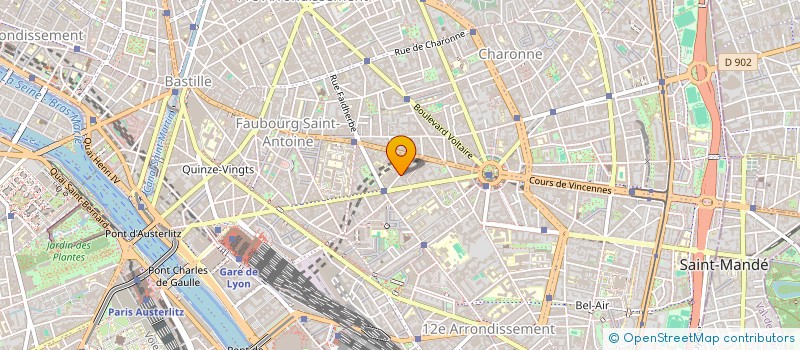 localisation de l'entreprise BEMAA  PARIS