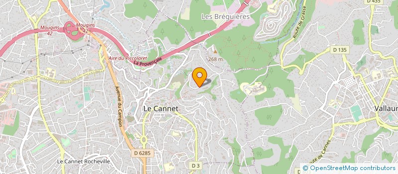 localisation de l'entreprise BEMAC à LE CANNET