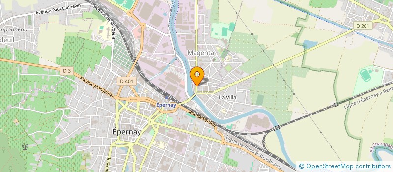 localisation de l'entreprise BEMADIS  MAGENTA