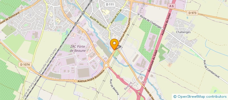 localisation de l'entreprise BEMAFI à BEAUNE
