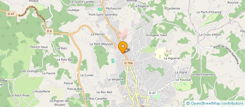 localisation de l'entreprise BEMAJU à SARLAT-LA-CANEDA