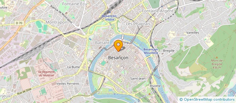 localisation de l'entreprise BEMALO  BESANCON