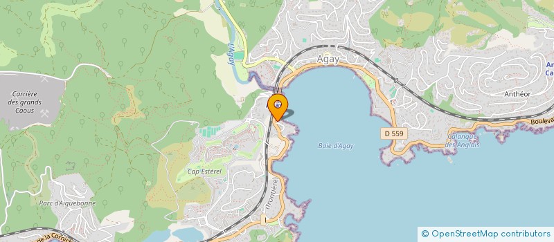 localisation de l'entreprise BEMAN  SAINT RAPHAEL