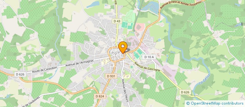 localisation de l'entreprise BEMAOS  EAUZE