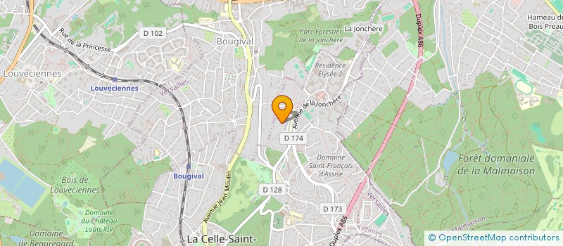 localisation de l'entreprise BEMAR  LA CELLE-SAINT-CLOUD