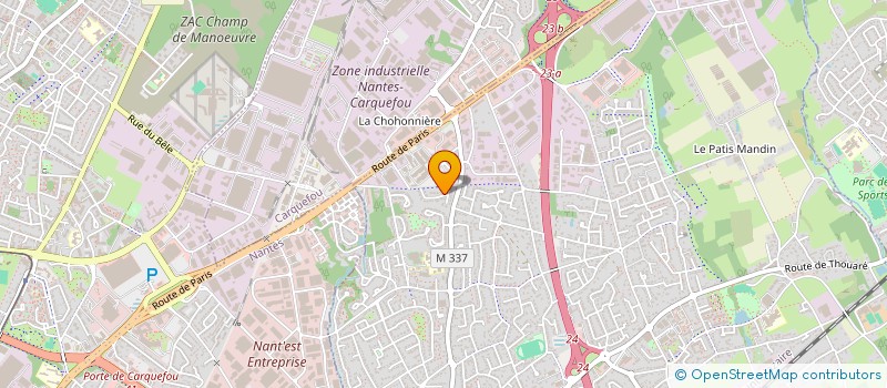 localisation de l'entreprise BEMARAU-6RE  SAINTE-LUCE-SUR-LOIRE