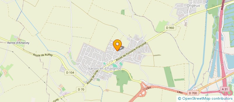 localisation de l'entreprise BEMARISK à VAROIS-ET-CHAIGNOT