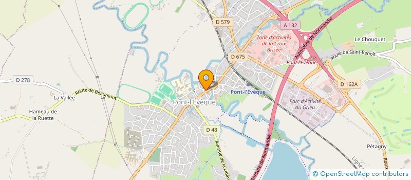 localisation de l'entreprise BEMATH  PONT-L'EVEQUE