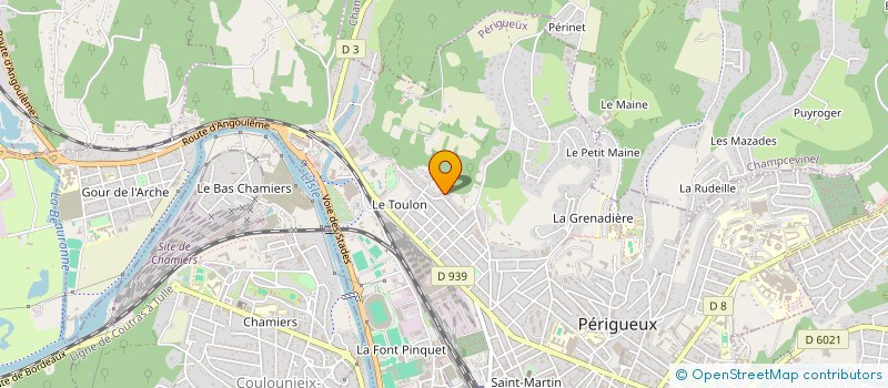 localisation de l'entreprise BEMATHE à PERIGUEUX