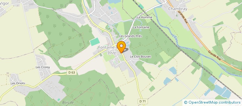 localisation de l'entreprise BEMATHIS  FONTAINE-SOUS-JOUY