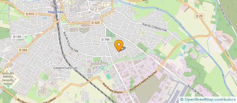 localisation de l'entreprise BEMAVI  HAGUENAU