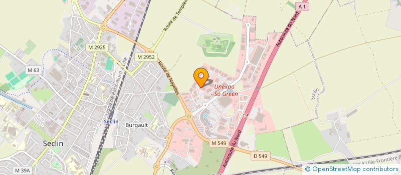 localisation de l'entreprise BEMAX  SECLIN