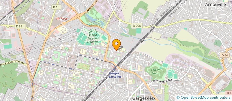 localisation de l'entreprise BEMAZAL  SARCELLES