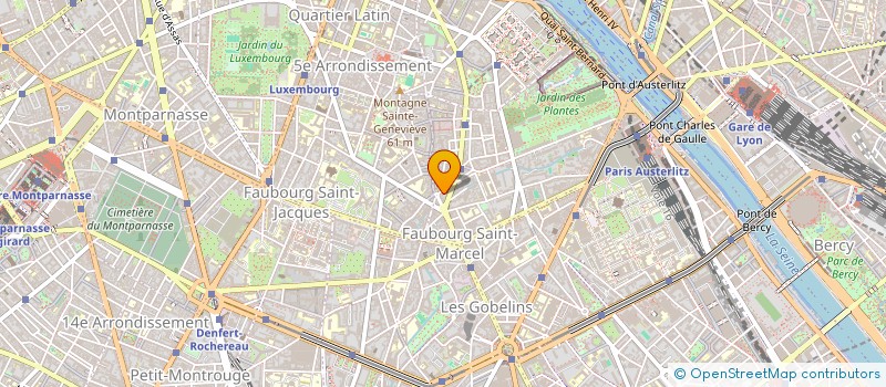 localisation de l'entreprise BEMBA OPTIC à PARIS