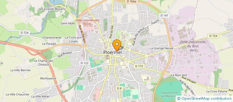 localisation de l'entreprise BEMBRO  PLOERMEL