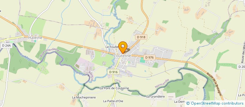 localisation de l'entreprise BEMCO à LA FERTE MACE