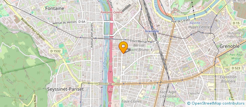 localisation de l'entreprise BEMECA DESIGN à GRENOBLE
