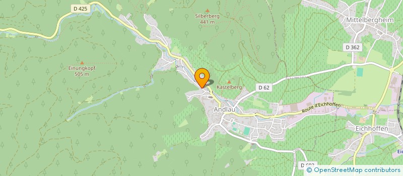 localisation de l'entreprise BEMEZ INTEC  ANDLAU