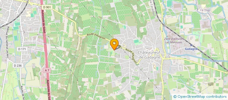 localisation de l'entreprise BEMIMA  CHATEAUNEUF-DE-GADAGNE