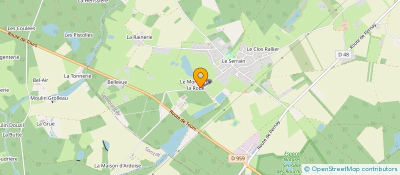 localisation de l'entreprise BEMINARO  SEMBLANCAY