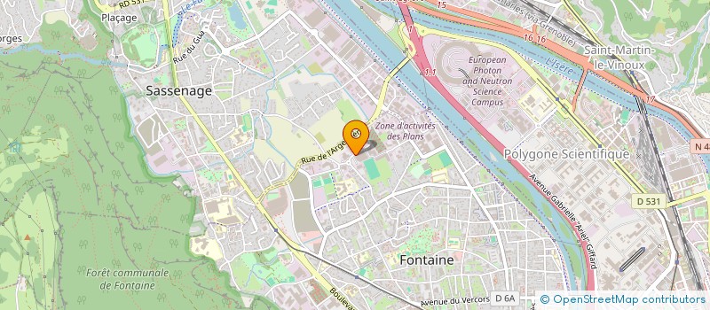 localisation de l'entreprise BEMIS  FONTAINE