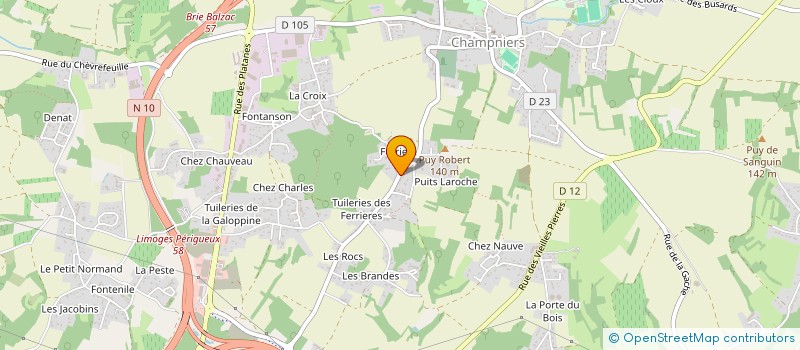 localisation de l'entreprise BEMLAA à CHAMPNIERS