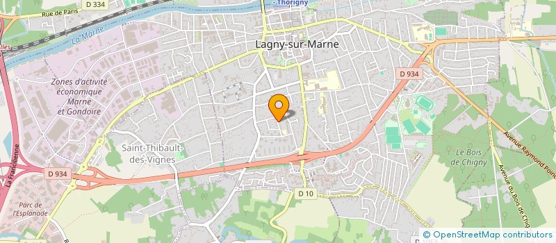 localisation de l'entreprise BEMM'S INFORMATIQUE à LAGNY-SUR-MARNE