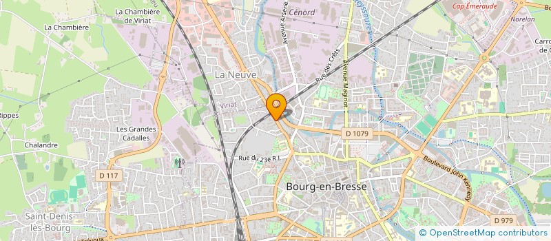 localisation de l'entreprise BEMMA à BOURG-EN-BRESSE