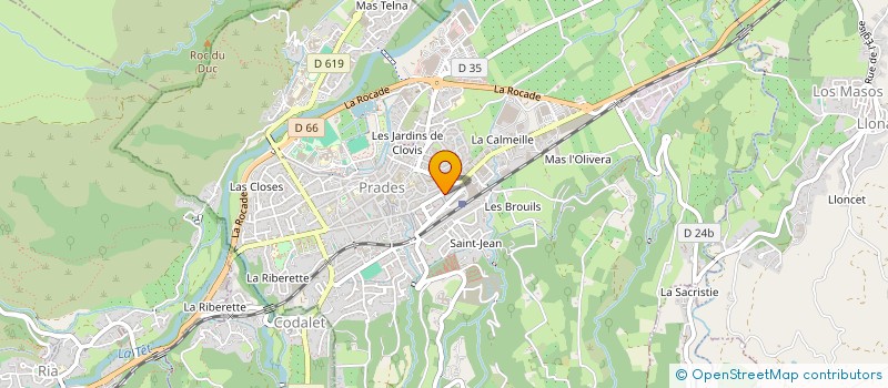 localisation de l'entreprise BEMOL  PRADES