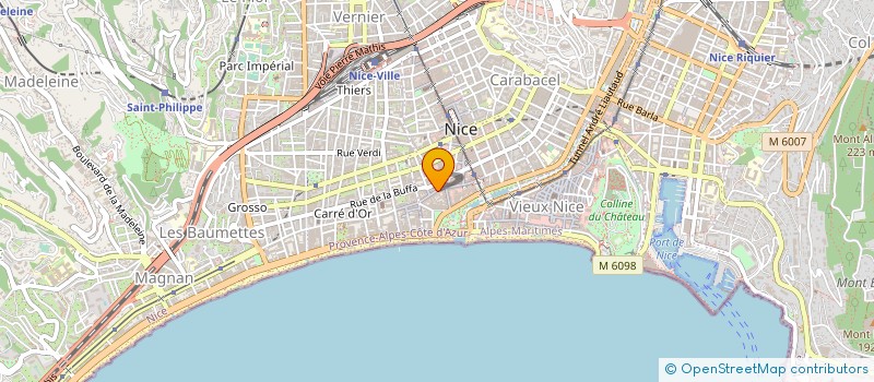 localisation de l'entreprise BEMON FOLIES BIJOUX à NICE