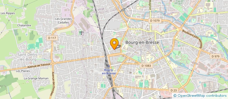 localisation de l'entreprise BEMOTECH à BOURG-EN-BRESSE