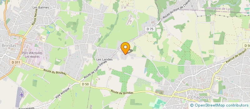 localisation de l'entreprise BEMOTIS  CHAPONOST