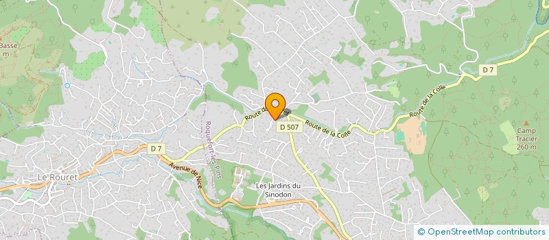 localisation de l'entreprise BEMY  ROQUEFORT-LES-PINS