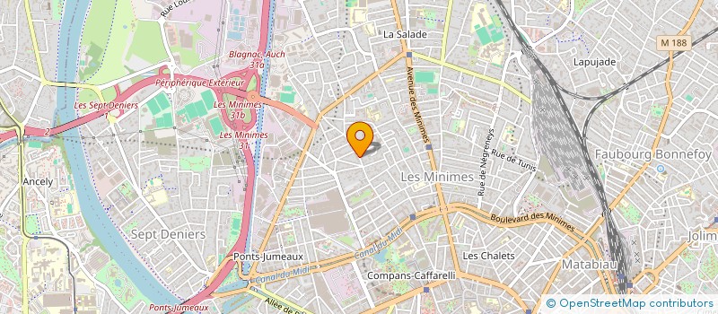 localisation de l'entreprise BEMYHAND  TOULOUSE