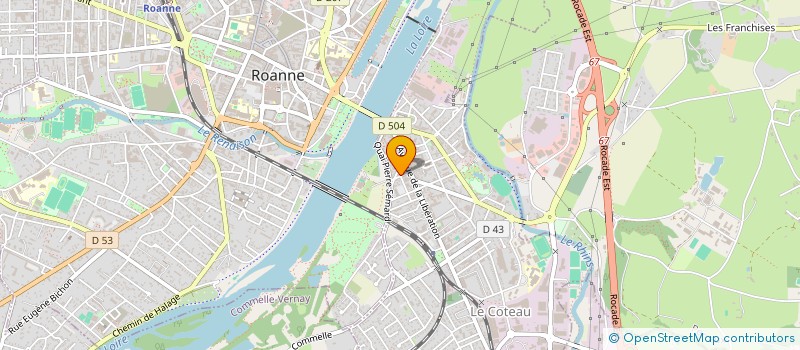 localisation de l'entreprise BEN 3R  LE COTEAU