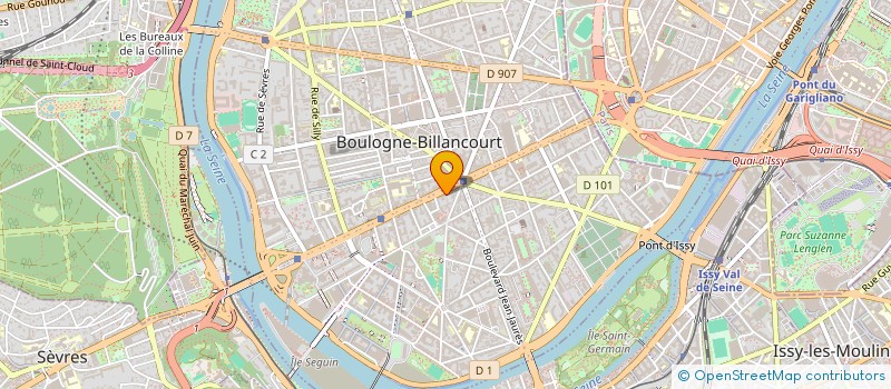 localisation de l'entreprise BEN à BOULOGNE-BILLANCOURT